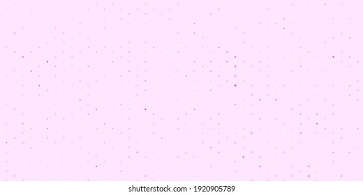 Fondo vectorial amarillo rosa claro con burbujas. Ilustración con un conjunto de esferas abstractas coloridas y brillantes. Diseño para afiches, pancartas.