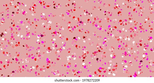 Light pink, yellow vector background with random forms. Modern abstract illustration with gradient random forms. Background for cell phones.