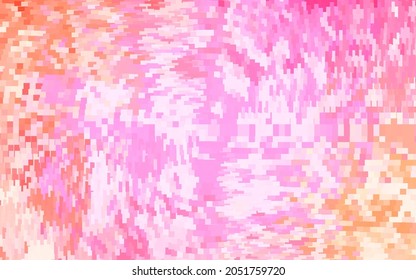 Light Pink, Yellow vector background in polygonal style. Illustration with set of colorful rectangles. Smart design for your business advert.