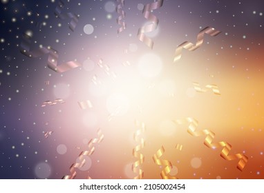 Light Pink, Yellow vector background in Xmas style. A colorful design in Christmas style with gradient. Smart design for promotion of university.