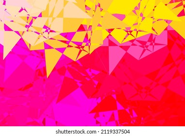 Color rosa claro, fondo vectorial amarillo con formas aleatorias. Diseño simple en estilo abstracto con formas degradadas. Diseño inteligente para su negocio.