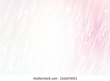 Light Pink, Yellow vector background with straight lines. Colorful shining illustration with lines on abstract template. Pattern for ad, booklets, leaflets.
