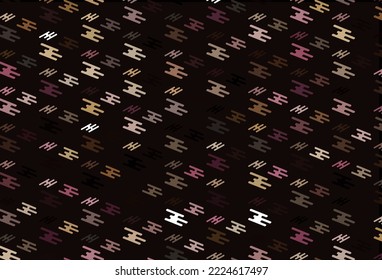 Light Pink, Yellow vector background with straight lines. Blurred decorative design in simple style with lines. Pattern for ads, posters, banners.