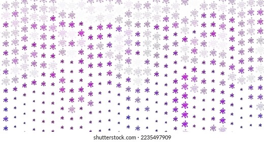 Light Pink, Yellow vector background with covid-19 symbols. Colorful abstract illustration with gradient medical shapes. Wallpaper for health protection.