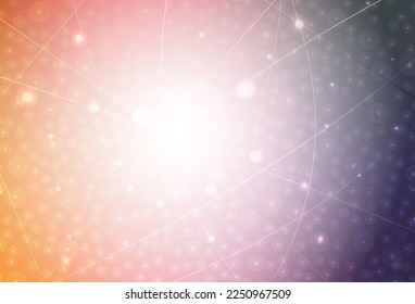 Light Pink, Yellow vector background with straight lines. Colorful shining illustration with lines on abstract template. Best design for your ad, poster, banner.