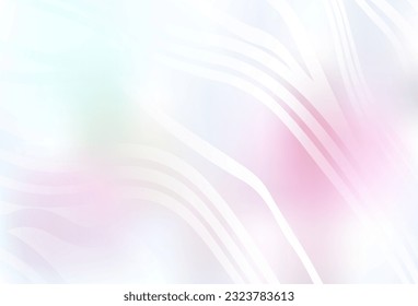 Fondo vectorial amarillo rosa claro con líneas curvas. Muestra con líneas de colores, formas. Textos para folletos, folletos.