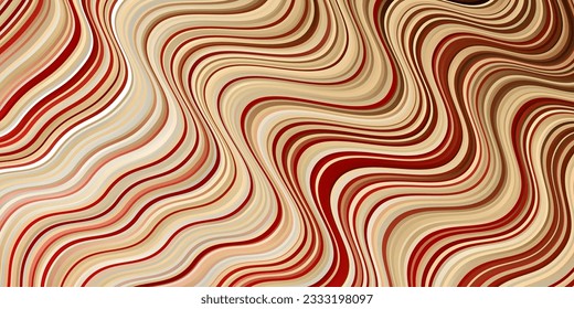 Light Pink, Yellow vector background with lines. Colorful illustration in abstract style with bent lines. Smart design for your promotions.