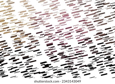 Light Pink, Yellow vector background with straight lines. Lines on blurred abstract background with gradient. Pattern for websites, landing pages.