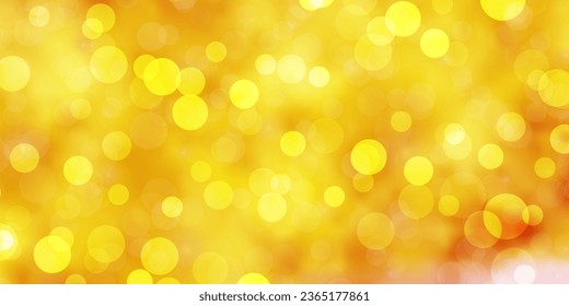 Light Pink, Yellow vector background with circles. Abstract decorative design in gradient style with bubbles. Design for your commercials.