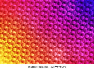 Light Pink, Yellow vector background with spots. Modern abstract illustration with colorful water drops. Design for poster, banner of websites.