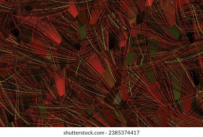 Light Pink, Yellow vector background with abstract shapes.