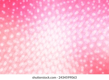 Light Pink, Yellow vector background with spots. Blurred bubbles on abstract background with colorful gradient. Pattern for textures of wallpapers.