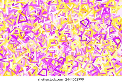 Light Pink, Yellow vector background with abstract shapes. Simple colorful illustration with abstract gradient shapes. Best smart design for your business.