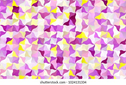 Light Pink, Yellow vector bandy template. A completely new color illustration in a vague style. The textured pattern can be used for background.
