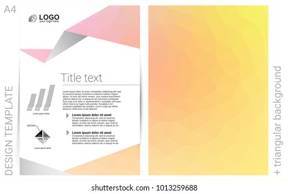 Light Pink, Yellow vector  banner for websites. Modern abstract design concept with colorful gradient. Pattern can be used as a template for calendars.