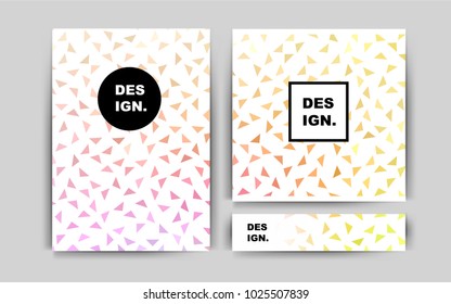 Light Pink, Yellow vector banner for websites. Beautiful colored sample in A4 size. Pattern can be used as a template for calendars.