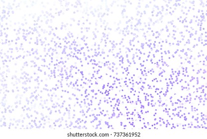 Light Pink, Yellow vector banner with circles, spheres. Abstract spots. Background of Art bubbles in halftone style with colored gradient.
