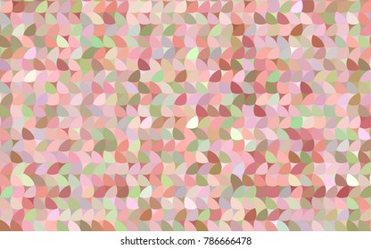 Light Pink, Yellow vector banner with circles, spheres. Abstract spots. Background of Art bubbles in halftone style with colored gradient.