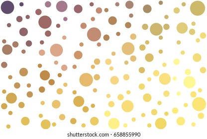 Light Pink, Yellow vector banners set of circles, spheres. Abstract spots. Art Background of bubbles in halftone style with colored gradient.