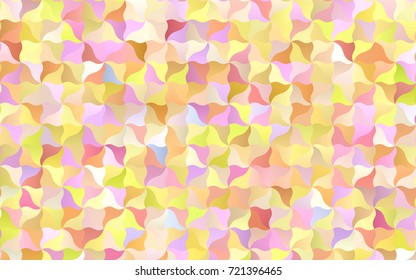 Light Pink, Yellow vector bent template. An elegant bright illustration with gradient. The elegant pattern can be used as part of a brand book.