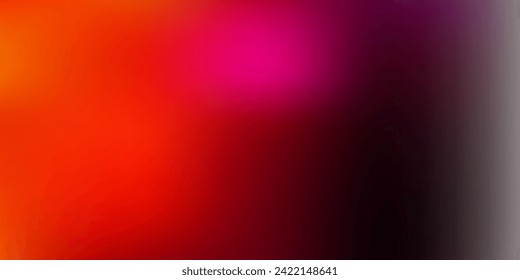 Fondo claro rosa, amarillo para el desenfoque vectorial. Ilustración abstracta de gradiente colorido en estilo borroso. Antecedentes para diseñadores web.
