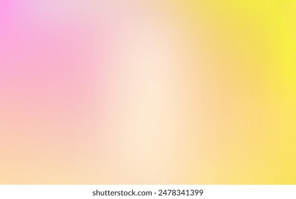 Light pink, yellow vector blur drawing. Colorful gradient abstract illustration in blur style. Smart pattern for websites.