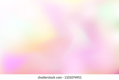 Light Pink, Yellow vector blurred and colored background. Glitter abstract illustration with an elegant design. The template can be used as a background of a cell phone.