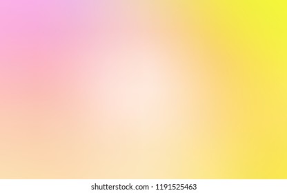 Light Pink, Yellow vector blurred and colored pattern. Creative illustration in halftone style with gradient. Brand new style for your business design.