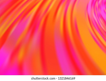 Light Pink, Yellow vector blurred shine abstract pattern. Modern geometrical abstract illustration with gradient. The blurred design can be used for your web site.