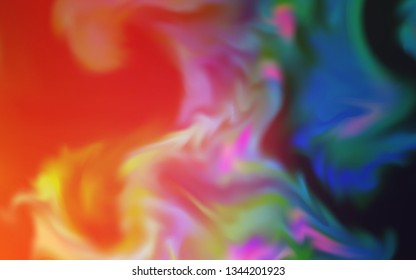 Light Pink, Yellow vector blurred pattern. Creative illustration in halftone style with gradient. Blurred design for your web site.