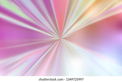 Light Pink, Yellow vector blurred shine abstract texture. A completely new colored illustration in blur style. New way of your design.