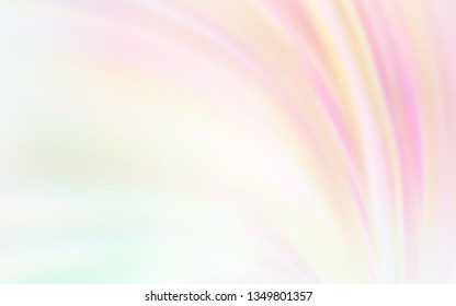 Light Pink, Yellow vector blurred background. An elegant bright illustration with gradient. Smart design for your work.