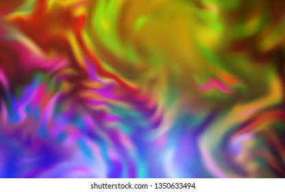 Light Pink, Yellow vector blurred bright template. Colorful illustration in abstract style with gradient. New style design for your brand book.