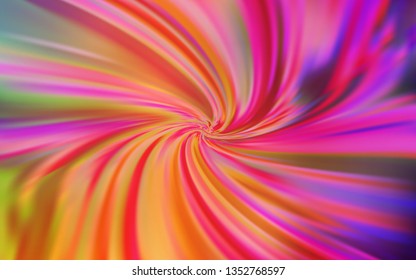 Light Pink, Yellow vector blurred shine abstract texture. An elegant bright illustration with gradient. Blurred design for your web site.