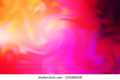 Light Pink, Yellow vector blurred shine abstract texture. Colorful illustration in abstract style with gradient. Background for a cell phone.