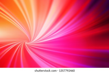 Light Pink, Yellow vector blurred shine abstract template. Shining colored illustration in smart style. Blurred design for your web site.