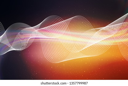 Light Pink, Yellow vector blurred shine abstract texture. A completely new colored illustration in blur style. The best blurred design for your business.