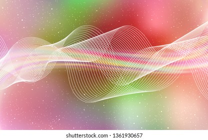 Light Pink, Yellow vector blurred and colored pattern. New colored illustration in blur style with gradient. New design for your business.