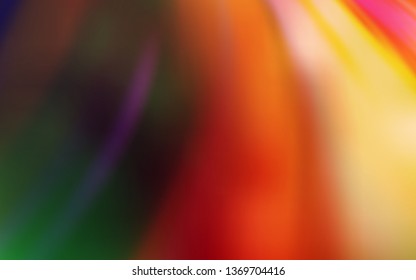 Light Pink, Yellow vector blurred shine abstract texture. Colorful abstract illustration with gradient. Background for a cell phone.