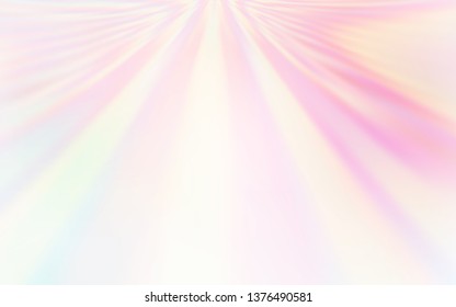 Light Pink, Yellow vector blurred shine abstract texture. Creative illustration in halftone style with gradient. New way of your design.