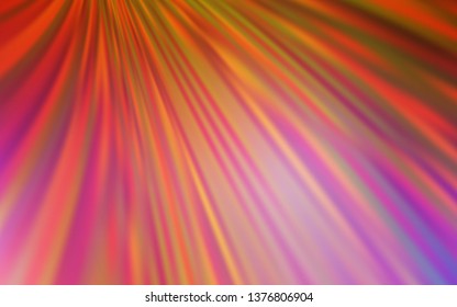Light Pink, Yellow vector blurred shine abstract texture. Colorful illustration in abstract style with gradient. Blurred design for your web site.