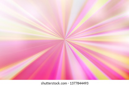 Light Pink, Yellow vector blurred bright texture. A completely new colored illustration in blur style. New design for your business.
