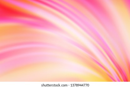 Light Pink, Yellow vector blurred bright pattern. New colored illustration in blur style with gradient. Background for a cell phone.