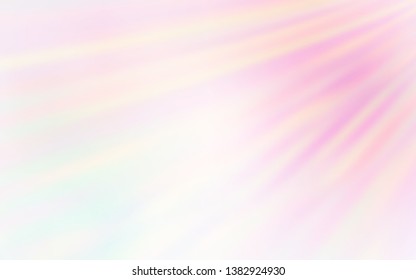 Light Pink, Yellow vector blurred bright texture. Abstract colorful illustration with gradient. New design for your business.
