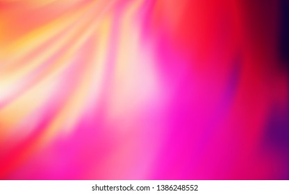 Light Pink, Yellow vector blurred bright pattern. Modern abstract illustration with gradient. Blurred design for your web site.