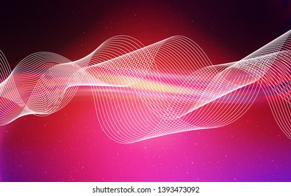 Light Pink, Yellow vector blurred background. Shining colored illustration in smart style. New style for your business design.