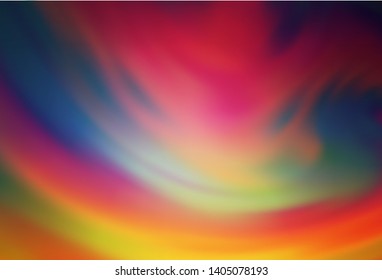 Light Pink, Yellow vector blurred bright pattern. An elegant bright illustration with gradient. Blurred design for your web site.