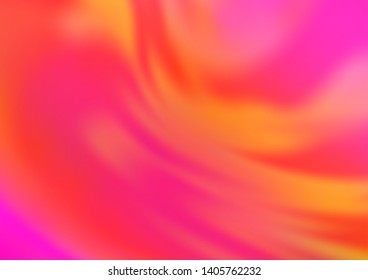 Light Pink, Yellow vector blurred and colored template. Creative illustration in halftone style with gradient. The best blurred design for your business.