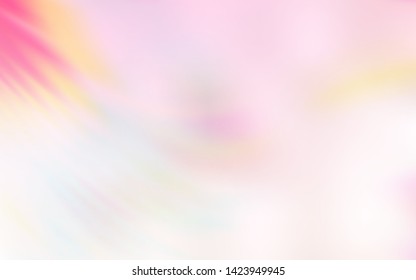 Light Pink, Yellow vector blurred bright pattern. An elegant bright illustration with gradient. New design for your business.
