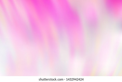 Light Pink, Yellow vector blurred pattern. A completely new colored illustration in blur style. New style design for your brand book.